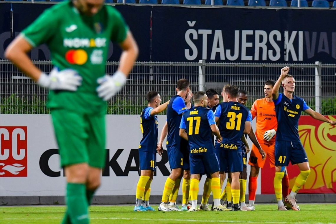 Nogometaši Celja premagali Bravo z 2:1